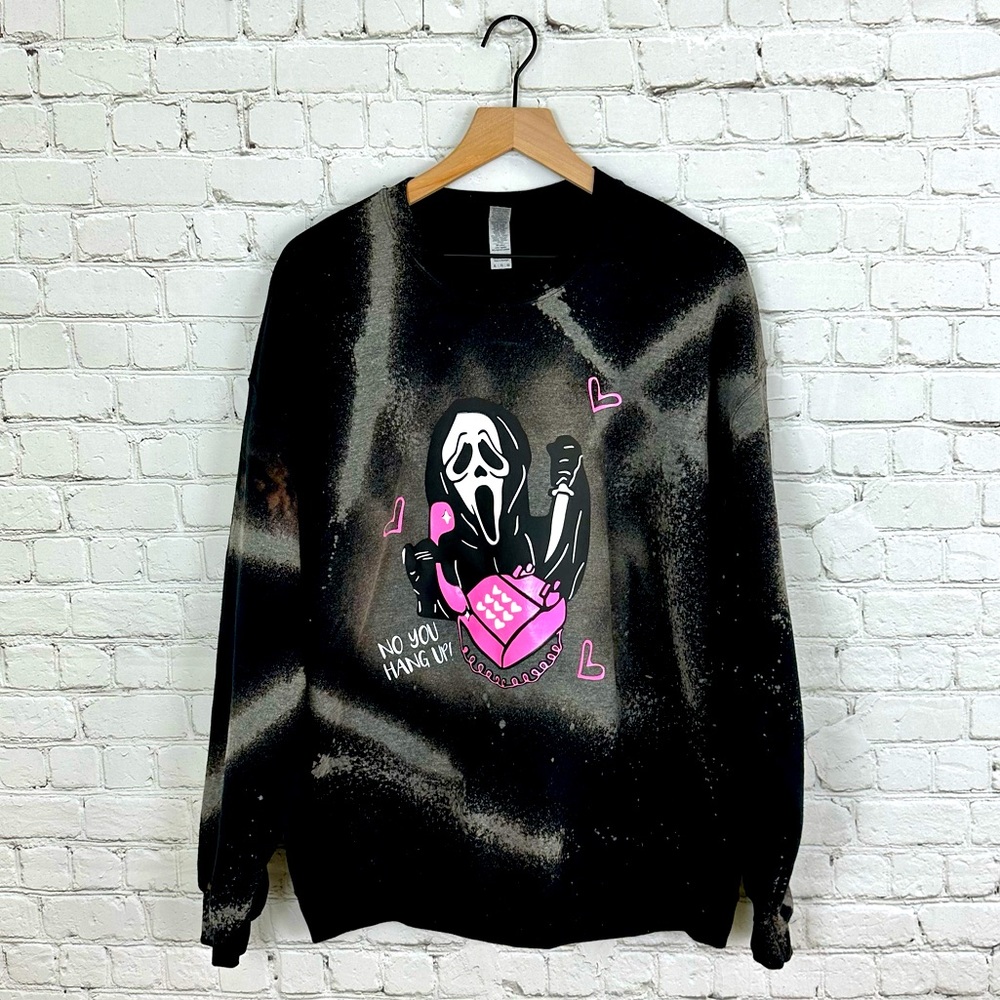 Scream Ghost Face Splatter Sweatshirt